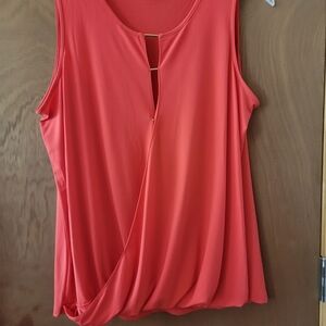 Michael Kors Tank Dress Blouse Salmon Color